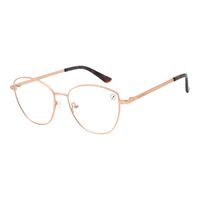 LV.MU.1404-0121.5 Armacao Para Oculos de Grau Feminino Chilli Beans Multi Cat Dourado -5-